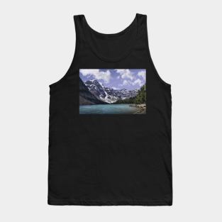 North mountain in the lake Tank Top